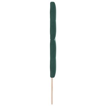 LED Kopfteil Dunkelgrün 100 cm Samt