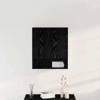 Wandregal Schwarze Eiche 60x30x70 cm Holzwerkstoff