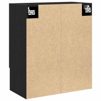 Wandregal Schwarze Eiche 60x30x70 cm Holzwerkstoff