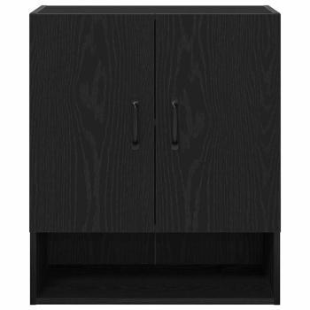 Wandregal Schwarze Eiche 60x30x70 cm Holzwerkstoff