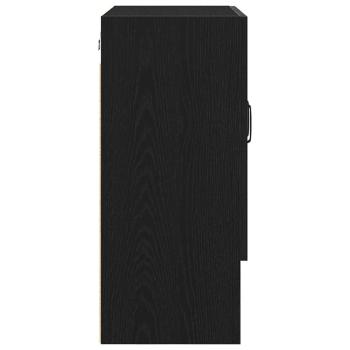Wandregal Schwarze Eiche 60x30x70 cm Holzwerkstoff
