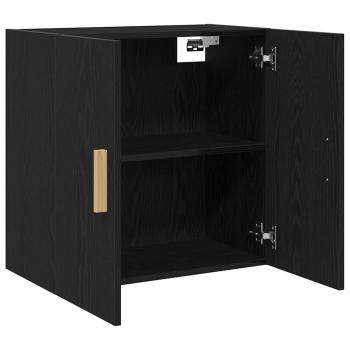 Schwarzer Eichen-Wandschrank - 60x30x60 cm, Hergestellt aus Holzwerkstoff