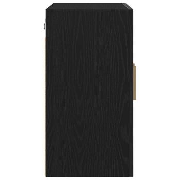 Schwarzer Eichen-Wandschrank - 60x30x60 cm, Hergestellt aus Holzwerkstoff