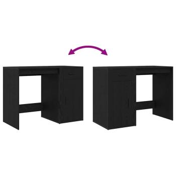 Schreibtisch Schwarz Eiche 100x49x75 cm Holzwerkstoff