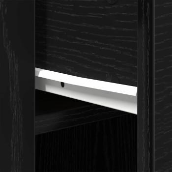 Schreibtisch Schwarz Eiche 100x49x75 cm Holzwerkstoff