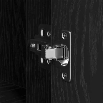 Schreibtisch Schwarz Eiche 100x49x75 cm Holzwerkstoff