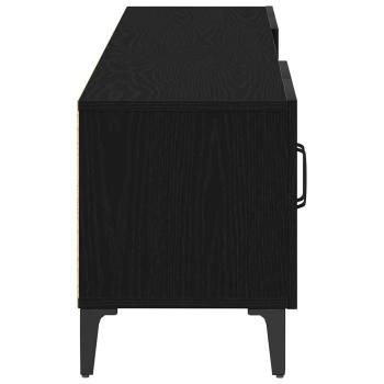 TV Schrank Schwarz Eiche 180x31,5x40 cm Technische Holz