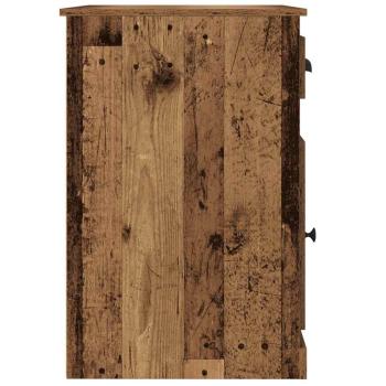 Schreibtisch mit Stauraum Altholz 50x115x75 cm Ingenieurbau