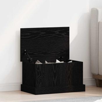 ARDEBO.de - Aufbewahrungsbox Schwarze Eiche 50x30x28 cm Werkstoff