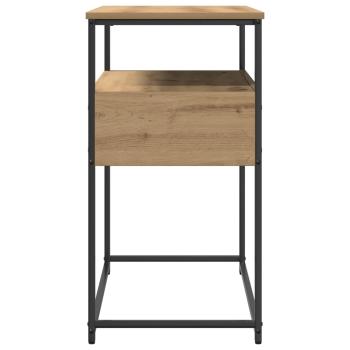 Konsolentisch Artisan Eiche 75x40x75 cm Holzwerkstoff und Stahl