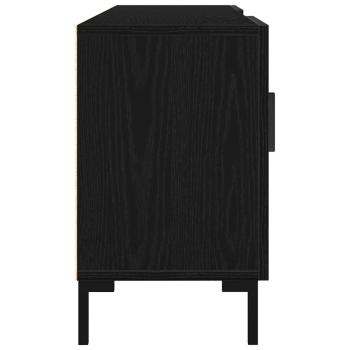 TV-Schrank Schwarze Eiche 150x30x50 cm aus Holzwerkstoff