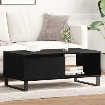 ARDEBO.de - Couchtisch Schwarz Eiche 90x50x36,5 cm Holzwerkstoff