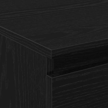 Couchtisch Schwarz Eiche 90x50x36,5 cm Holzwerkstoff