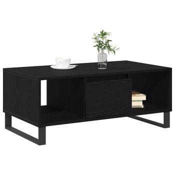 Couchtisch Schwarze Eiche 90x50x36,5 cm Ingenieurholz