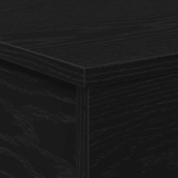 Couchtisch mitLift-Oberfläche Schwarz Eiche 60x44,5x45 cm Holzwerkstoff