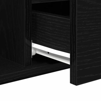 Couchtisch Schwarz Eiche 90x49x45 cm Engineering Holz