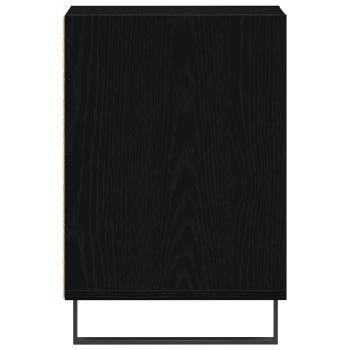 TV-Bank Schwarz Eiche 100x35x55 cm Werkstoff