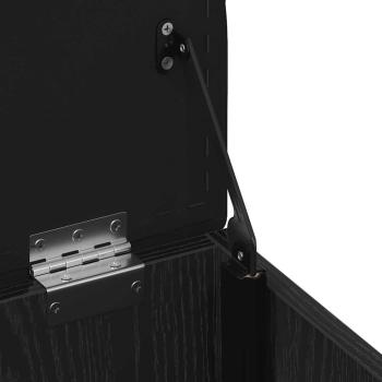 Aufbewahrungsbank Schwarz Eiche 40x40x45 cm Engineered Wood