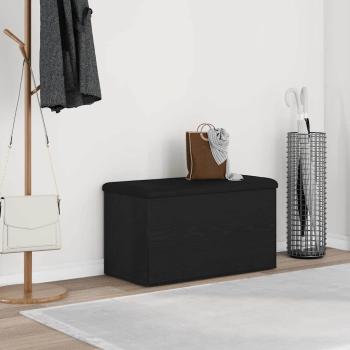 ARDEBO.de - Aufbewahrungsbank Schwarze Eiche 80x40x45 cm Furnier
