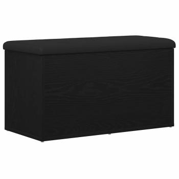 Aufbewahrungsbank Schwarze Eiche 80x40x45 cm Furnier