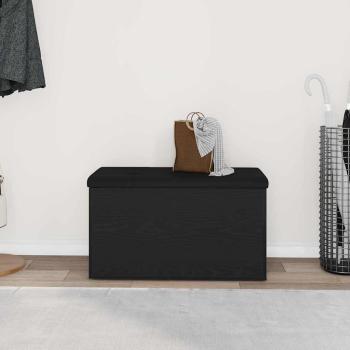 Aufbewahrungsbank Schwarze Eiche 80x40x45 cm Furnier