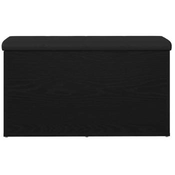 Aufbewahrungsbank Schwarze Eiche 80x40x45 cm Furnier