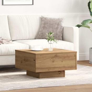 ARDEBO.de - Couchtisch Artisan aus Eiche 55x55x31 cm aus synthetischem Holz