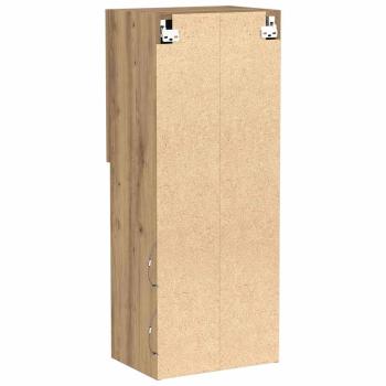TV-Schrank mit LED-Lichtern Artisan Eiche 40,5x30x102 cm
