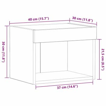 TV-Schrankset 40 x 30 x 30 cm Altholz Holzwerkstoff
