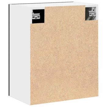 Schwarzer Eichenhängeschrank 50x31x60 cm Aus Holzwerkstoff