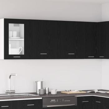 ARDEBO.de - Hängeschränke - 2er Set - Schwarze Eiche, 100x31x60 cm - Aus Holzwerkstoff hergestellt