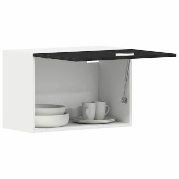 Hängeschrank in Schwarz-Eiche - 60x31x60 cm, Hergestellt aus Holzwerkstoff