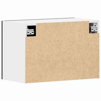 Hängeschrank in Schwarz-Eiche - 60x31x60 cm, Hergestellt aus Holzwerkstoff
