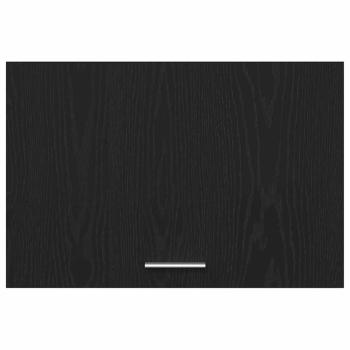 Hängeschrank in Schwarz-Eiche - 60x31x60 cm, Hergestellt aus Holzwerkstoff