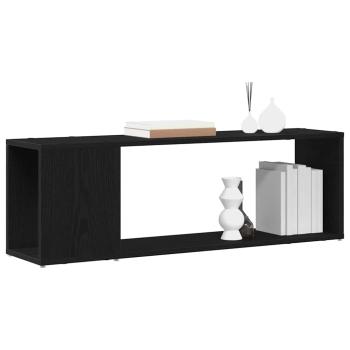 Bücherregal Schwarz Eiche 100x24x32 cm Holzwerkstoff