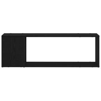 Bücherregal Schwarz Eiche 100x24x32 cm Holzwerkstoff