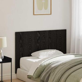 ARDEBO.de - Bett Kopfteil Schwarz Eiche 120x1,5x80 cm Ingenieurholz