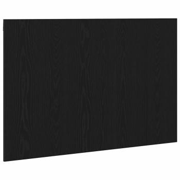 Bett Kopfteil Schwarz Eiche 120x1,5x80 cm Ingenieurholz
