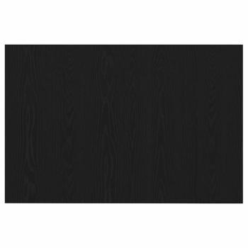 Bett Kopfteil Schwarz Eiche 120x1,5x80 cm Ingenieurholz