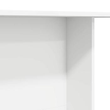 Esstisch Weiß 110x60x75 cm Holzwerkstoff