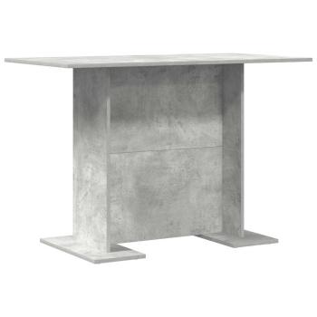 Esstisch Beton Grau 110x60x75 cm Holzwerkstoff