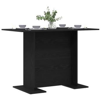 Esstisch Schwarz Eiche 110x60x75 cm Holzwerkstoff