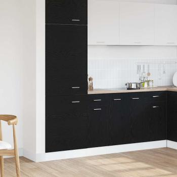ARDEBO.de - Schwarzer Eichen-Ziehenunterbau-Schrank - 30x46x81.5 cm