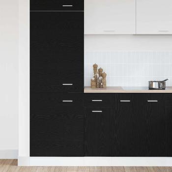 Schwarzer Eichen-Ziehenunterbau-Schrank - 30x46x81.5 cm