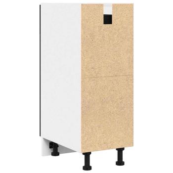 Schwarzer Eichen-Ziehenunterbau-Schrank - 30x46x81.5 cm