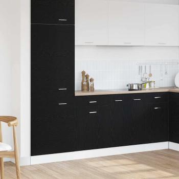 ARDEBO.de - Schwarzer Eiche Schubladenschrank - 50x46x81,5 cm, Hergestellt aus Holzwerkstoff