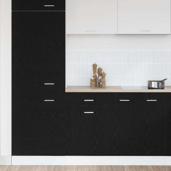 Schwarzer Eiche Schubladenschrank - 50x46x81,5 cm, Hergestellt aus Holzwerkstoff