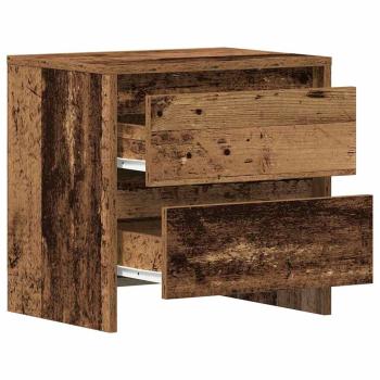 Nachttisch 2 Stk. Alte Holz 45x34x44,5 cm Holzwerkstoff