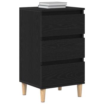 Nachttisch Schwarze Eiche 40x35x70 cm Holzwerkstoff