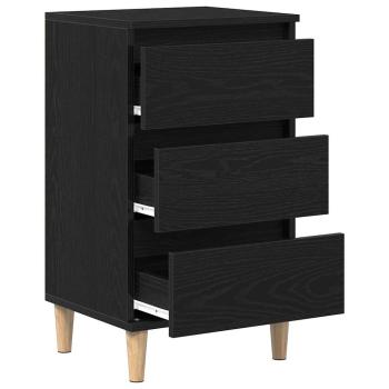 Nachttisch Schwarze Eiche 40x35x70 cm Holzwerkstoff